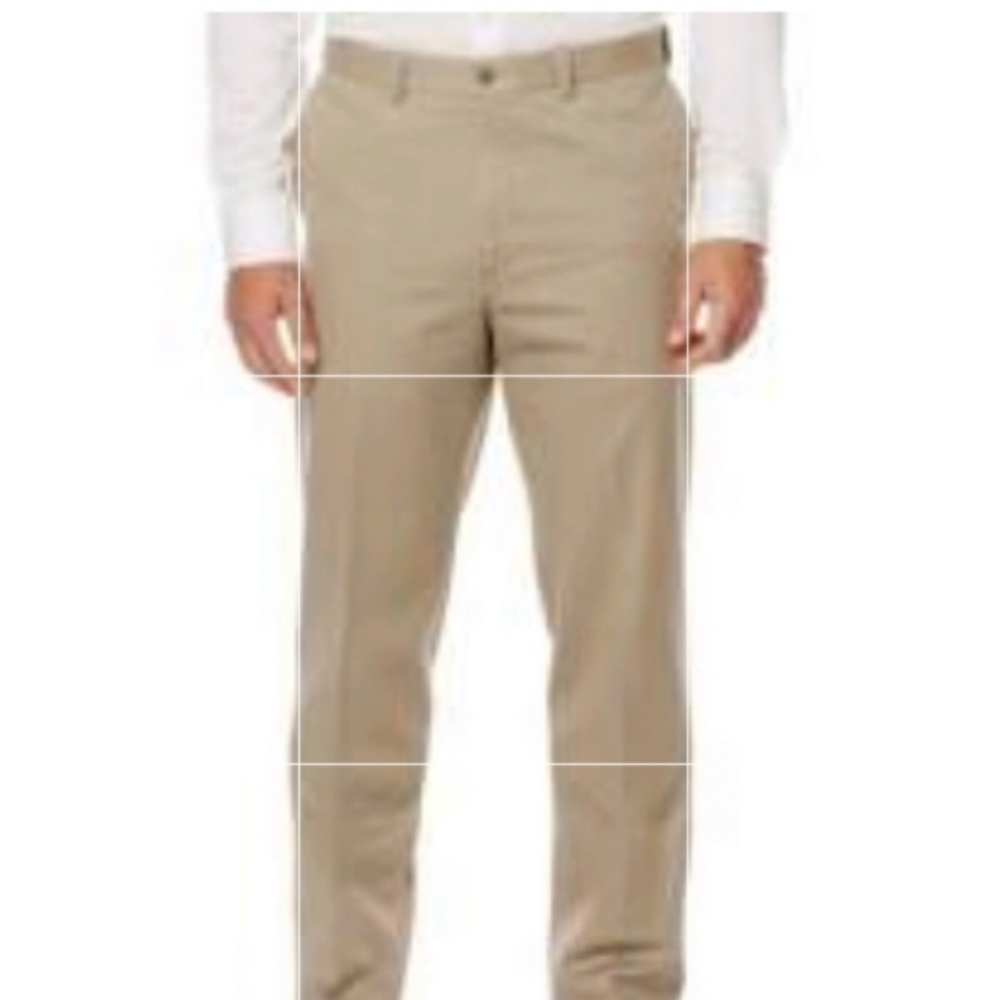 Savane Flat-Front Comfort Waist Pants
